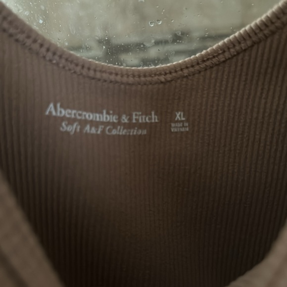 NWT Ribbed Beige Bodysuit from Abercrombie - Picture 2 of 3